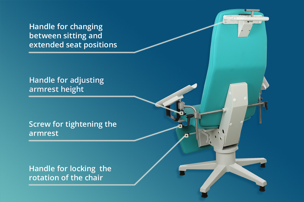 MRC-1 Professional Phlebotomy Chair